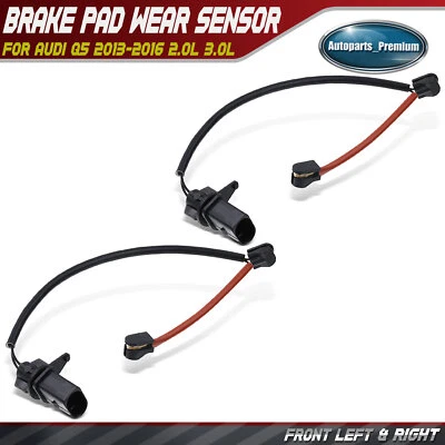 2x Sensor de desgaste de pastillas de freno delanteras laterales para Audi Q5 2013-2016 2,0 L 3,0 L 8R0615121A Foto 1 de 4