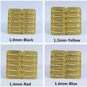200Pcs Dental Glass Straight Fiber Post Root Canal Pin Post 1.0/1.2/1.4/1.6mm - Picture 1 of 10