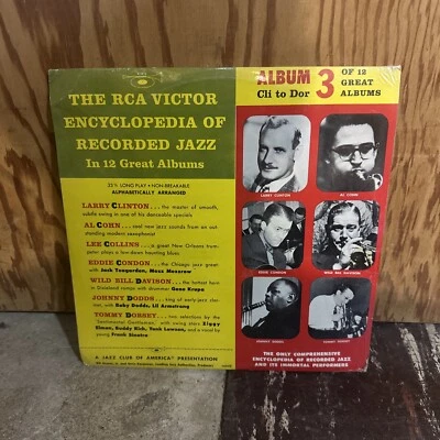 RCA Victor Encyclopedia Of Recorded Jazz: Album 3  LEJ-3 Brand New SEALED - Image 1 of 3
