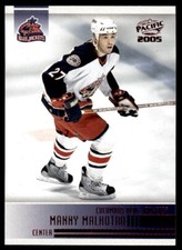 2004-05 PACIFIC RED Manny Malhotra Columbus Blue Jackets #77