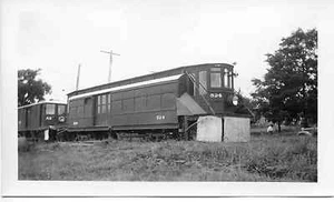 6J408 RP 1940s? LEHIGH VALLEY TRANSIT STREET RAILWAY CAR #524 SWEEPER SAND CAR? - Picture 1 of 1