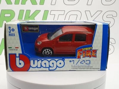 Fiat Panda 312 Burago 1/43 Rosso 2012 - Immagine 1 di 3