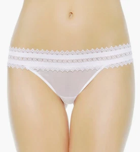 La Perla Greta Thong White 1/XS NWT $108 - Picture 1 of 2
