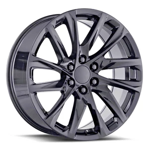 Fits 22" 12 Spoke Escalade SXX Gloss Black Wheels Rims Onyx For Suburban 6x139.7 - Picture 1 of 4