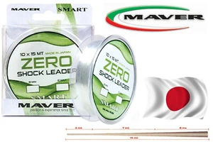 Maver Smart Zero Shock Leader 10 ! x 15 m 0,30-0,57mm Brandungsangeln Tapertips - Bild 1 von 1