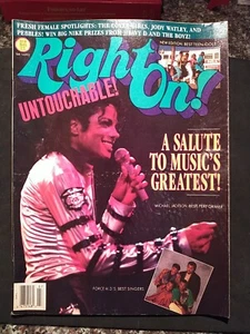 RIGHT ON! MAGAZINE JULY 1988 MICHAEL JACKSON NEW EDITION FORCE MDS - Picture 1 of 22