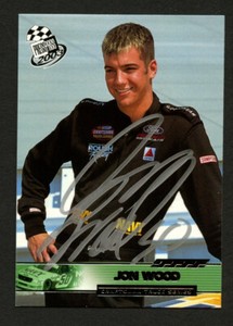 Jon Wood #54 signed autograph auto 2003 Press Pass NASCAR Trading Card