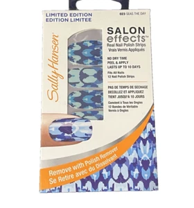 Sally Hansen Salon Effects Real Nail Polish Strips L.E. 023 Seas The Day - Picture 1 of 2