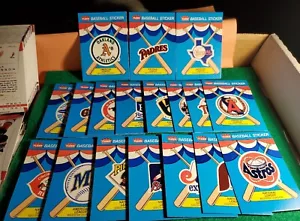 1989 Fleer Baseball Team Aufkleber Lot × 18 Bildkarten - Back Team Geschichte - Bild 1 von 1