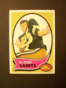 1970 Topps Football #123 AL DODD (New Orleans Saints) - NM! WOW! L@@K! - Picture 1 of 1