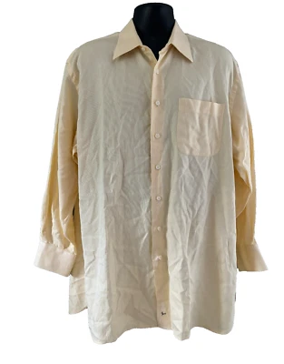 John W Nordstrom Button-Up Shirt Size 16.5 - 34 Long Sleeve Tiny Check Pattern - Image 1 of 4