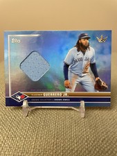 2022 Topps X Bobby Witt Jr. Crown Vlad Guerrero Jr Light Blue Foil Relic #67/150