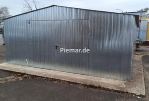 Blechgarage 7x7x2,75m Satteldach Lager Fertiggarage Halle | inkl. Aufbau |28024! - Bild 1 von 11