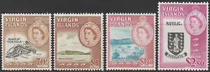 EDSROOM-17162 Virgin Islands 155-158 MNH 1964 Top Values QEII CV$59.50 - Picture 1 of 1
