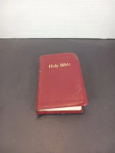 Vintage Kleine Rot American Standard Bibel Roter Buchstabe Gold Trim Siehe Bilder - Bild 1 von 10