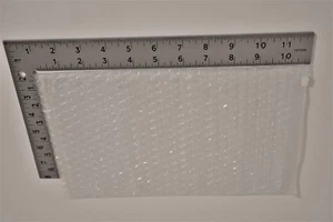 20 Kunststoff PVC Folie Reißverschluss Luftpolsterbeutel 11,0 Zoll x 8,07 Zoll - Bild 1 von 4