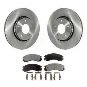 Front Disc Brake Rotors And Ceramic Pads Kit For Mitsubishi Lancer K8T-100633 - Picture 1 of 14