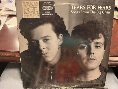 Tears For Fears Songs From The Big Chair LP 1985 Mercury 824300 HYPE AD DJ PROMO - Image 1 of 2