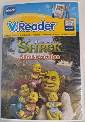 Vtech V.Reader Shrek's Vacation (No Manual) 5-7 Years  - Image 1 of 4