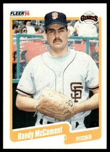 1990 Fleer Baseball Card Randy McCament Rookie San Francisco Giants #64