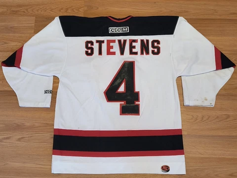 Vintage NEW JERSEY DEVILS Scott Stevens CCM jersey M home official Cover