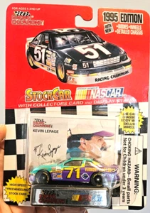 Racing Champions 1995 Kevin Lepage Stock Car nuevo paquete coleccionistas soporte para tarjetas - Imagen 1 de 3