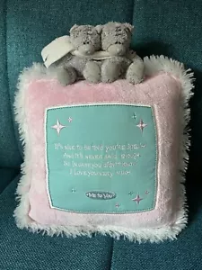 Petit Coussin Mariage Amour Amitié Me To You 20x20 Rose - Photo 1/4