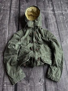 Chaqueta de Colección Japonesa Streetwear Avant Garde Carga Con Piel Sintética Talla M-L - Imagen 1 de 10