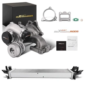 Turbo Kit For Ford Escape L4 1.5L Ecoboost B0BG 2017 2018 2019 w/ Intercooler - Picture 1 of 15
