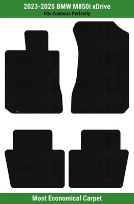 Alfombrillas Lloyd Velourtex fila delantera y trasera para BMW M850i xDrive 2023-2025  Foto 1 de 4