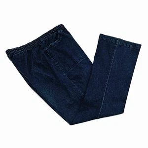 Woman Within, Pull-on Style Medium Wash Bootcut Jeans with Stretch, 18WP - Picture 1 of 5