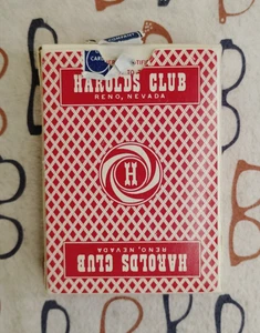 Harold's Club Casino Reno NV Playing Card Deck Red Bee Smith Family Jokers - Picture 1 of 5