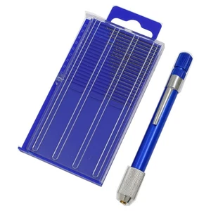 21 Pcs Metric Mini Drill Bit Set HSS Pin Vise Case - Picture 1 of 4