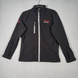 Nissan Nismo Jacket Mens Small Black Clique Softshell Full Zip Automotive - Picture 1 of 10