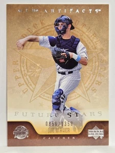 2005 UD Artifacts Joe Mauer Future Stars Limited /1350 Minnesota Twins - Foto 1 di 4