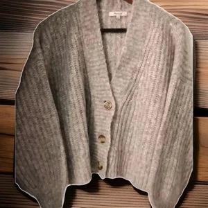 Madewell Sweater Womens Medium Cardigan Cable Knit Button Front Gray M - Picture 1 of 5