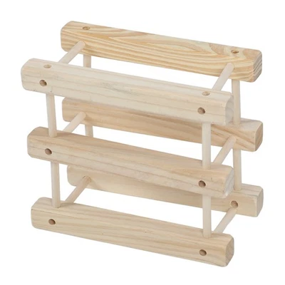 Wine Rack Wood Stackable Modular Wine Rack Wine Holder Free Standing For⊹ - Image 1 of 4