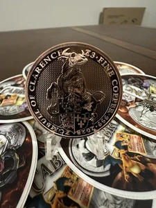 2028 Zombull of Clarence  Zombucks World 1oz Copper Round .999 - Apocalypse 🇺🇸 - Picture 1 of 2