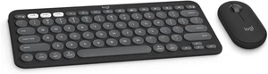 Logitech Pebble 2 Combo Wireless Keyboard & Mouse Logit Bolt USB PC / MAC Black - Picture 1 of 8