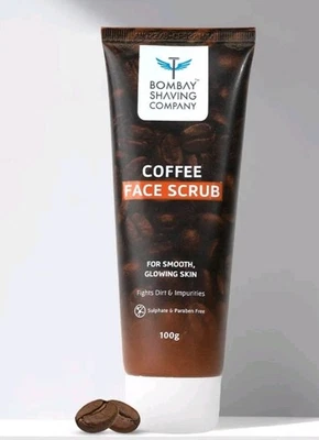 1 X 100g BOMBAY SHAVING COMPANY COFFEE FACE SCRUB ANTIOXIDANT DULL SKIN FORMULA  - Image 1 of 4