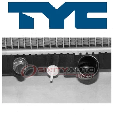 TYC Radiator for 1994-1997 Acura Integra Cooler Cooling Antifreeze Coolant jh Foto 1 de 4
