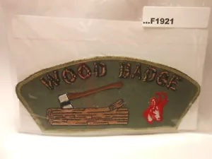 INSIGNIA DE MADERA PATRULLA ÁGUILA PARCHE HOMBRO F1921 - Imagen 1 de 1