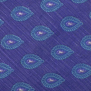 TED BAKER LONDON Mens Purple Aqua Blue TEXTURED TEARDROP Woven Silk Tie USA NWT - Picture 1 of 3