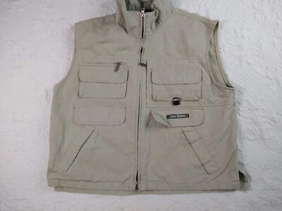 Timberland Trek Chaleco de Pesca de Viaje Multi-Bolsillo Para Hombre L Beige Ripstop Usado en Excelente Condición Foto 1 de 4