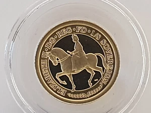 (Lot 939)  1/8 Sovereign - 2023 Tristan Da Cunha - Queen Elizabeth II - Picture 1 of 2