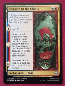 Magic The Gathering KALDHEIM INVASION OF THE GIANTS blue/red MTG - Imagen 1 de 2
