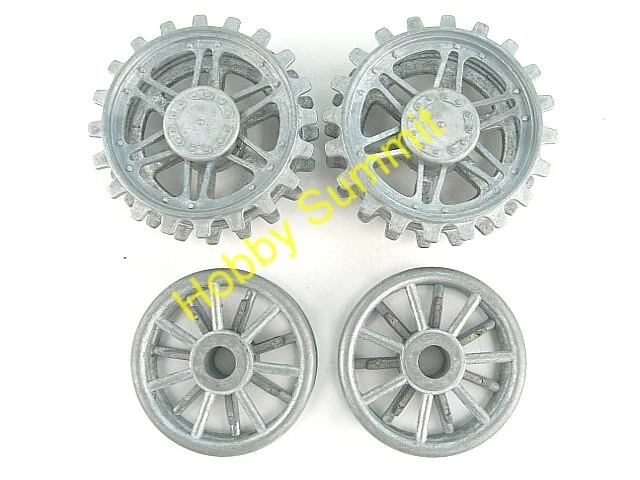 1/15 Bandai R/C Tank Panzer IV Metal Wheels Set  SPROCKET  IDLER  Hummel StuG IV - Image 1 of 3