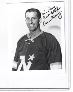 RARE 1960'S CESARE MANIAGO, MINNESOTA NORTH STARS AUTOGRAPHED 4 X 5 TEAM PHOTO ! - Picture 1 of 1