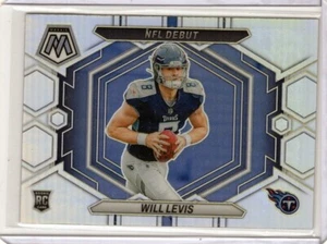 2023 Mosaic Silver Prizm Holo NFL Debut Insert - Will Levis Rookie = Titans (RC) - Picture 1 of 1