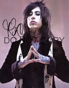 Ronnie Radke Falling in Reverse 8x10 signiertes Foto NACHDRUCK beliebtes Monster #2 - Bild 1 von 1